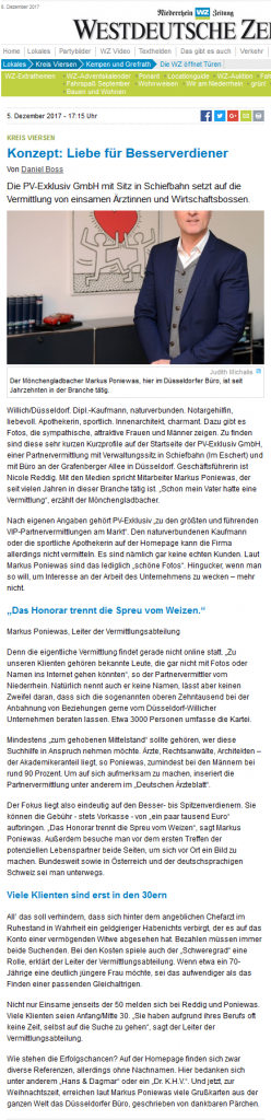 Partnervermittlung düsseldorf vip